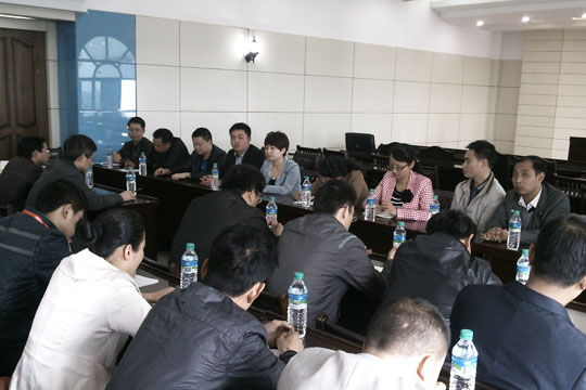 貴州茅臺眾精英來四特酒公司參觀學習