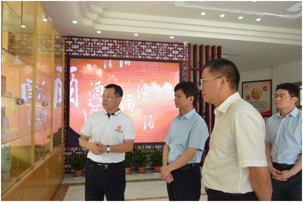 宜春市委常委、市組織部部長余正琨蒞臨我司視察